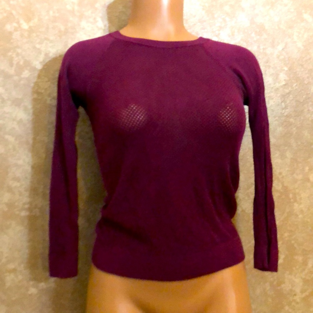 EXPRESS Mesh Long Sleeve Top